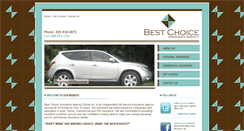 Desktop Screenshot of bestchoiceinsuranceagency.com