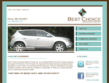 Tablet Screenshot of bestchoiceinsuranceagency.com